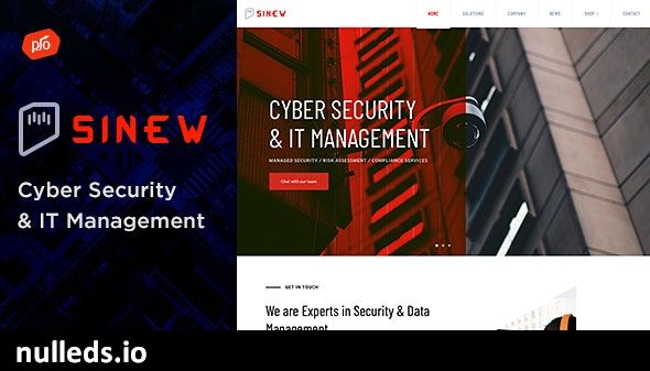 Sinew - Cyber Security & IT Management Theme