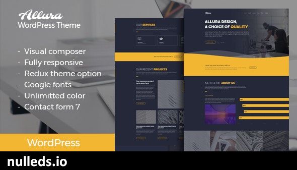 Allura - Portfolio WordPress Theme