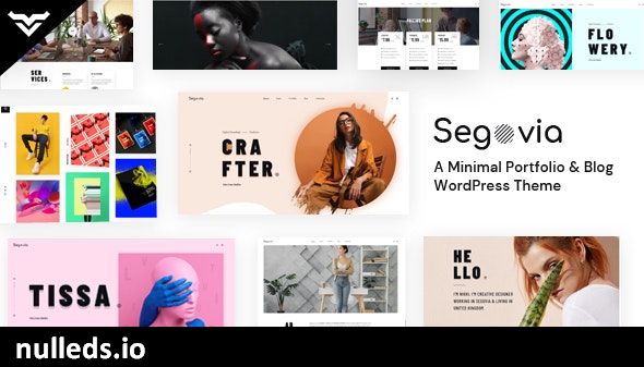 Segovia - A Minimal Portfolio And Blog WordPress Theme