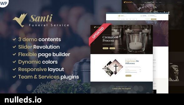 Santi -  Funeral Home WordPress Theme