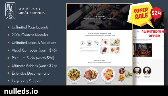 v1.2.6 Restaurant WordPress Theme | Ratatouille