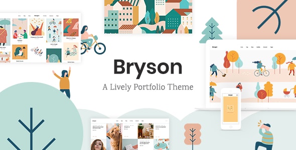 Bryson - Illustration and Design Portfolio Theme