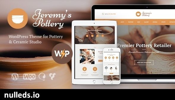 Pottery and Ceramics Handmade WordPress Theme