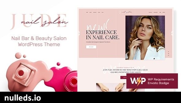 Jude | Nail Bar & Beauty Salon WordPress Theme