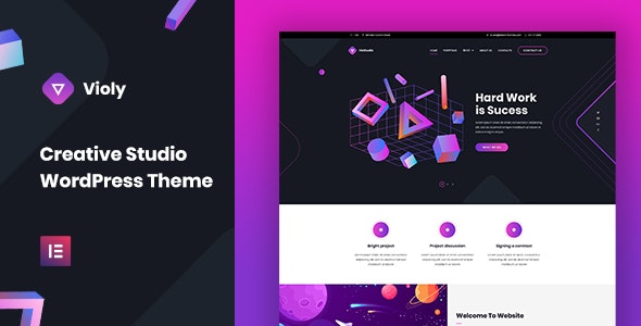 Violy - Creative Studio WordPress Theme