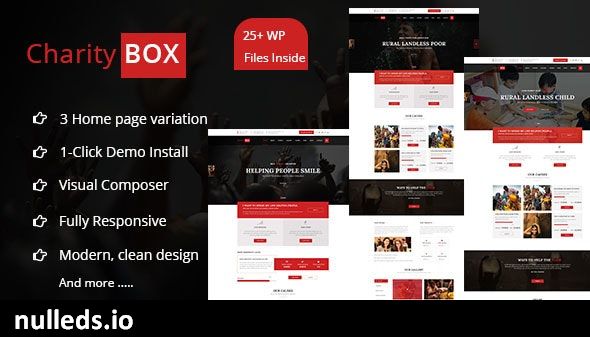 CharityBOX- Fundraising WordPress Theme