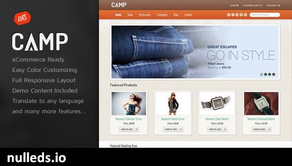 Camp - Responsive eCommerce Theme