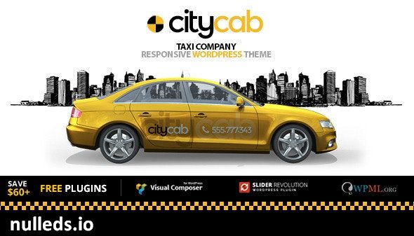 CityCab - Taxi Company  WordPress Theme