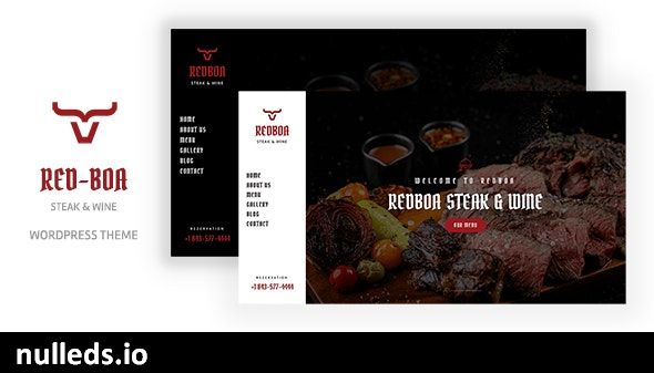 Redboa - Steakhouse Restaurant WordPress