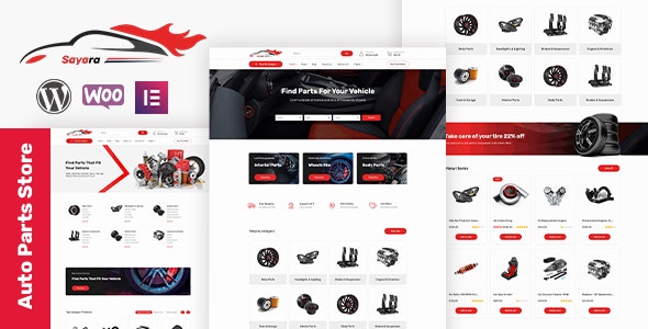 v1.3.2 Sayara |  Auto Parts Store WooCommerce WordPress Theme