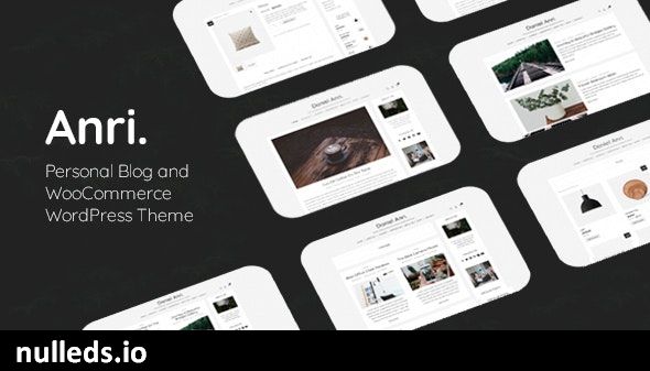 Anri   - Personal Blog and WooCommerce WordPress Theme