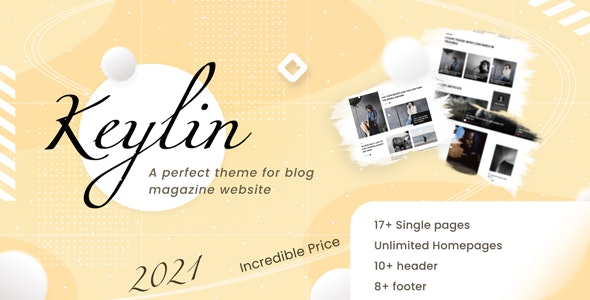 Keylin - WordPress Magazine and Blog Theme