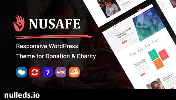 Nusafe | Responsive WordPress Theme for Donation & Charity