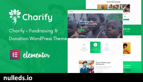 Charify - Fundraising & Donation WordPress Theme