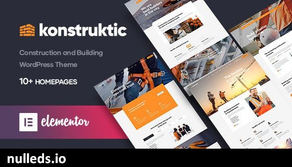 Konstruktic - Construction & Building WordPress Theme