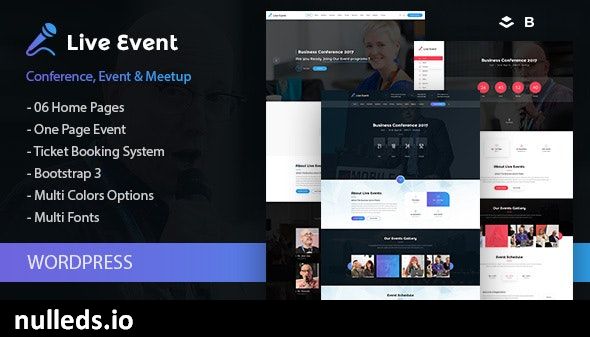 Liveevent - Single Conference Meetup WordPress Theme