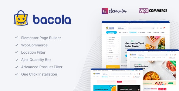 v1.3.5 Bacola - Grocery Store and Food eCommerce Theme