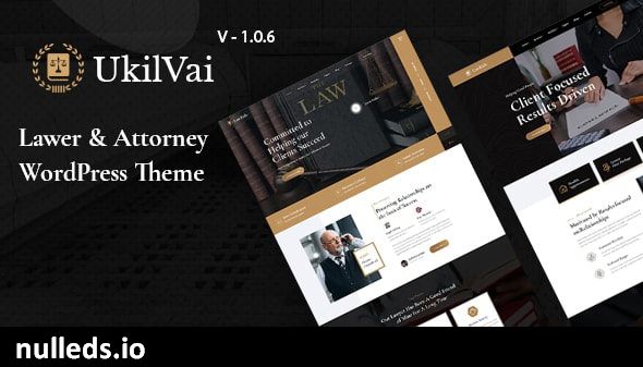 Ukilvai - Lawyer & Attorney WordPress Theme