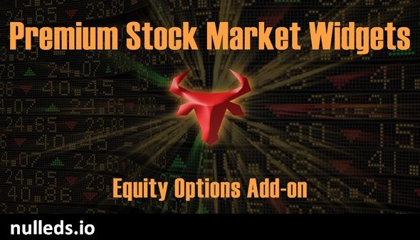 Equity Options Add-on | Premium Stock Market & Forex Widgets Plugin