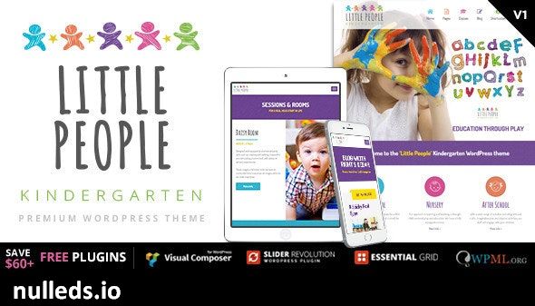 Little People | Kindergarten WordPress Theme for PreScool