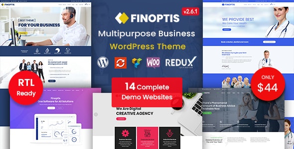 Finoptis - Multipurpose Business WordPress Theme