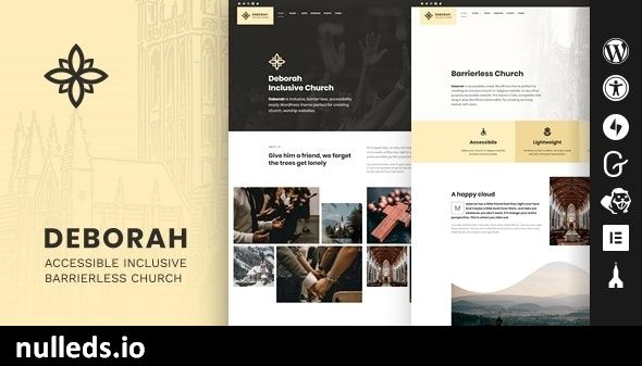 Deborah - Inclusive Church WordPress Theme