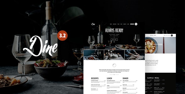 Dine - Elegant Restaurant WordPress Theme