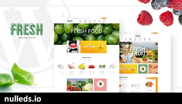 Fresh - Food and Restaurant WooCommerce WordPress Theme