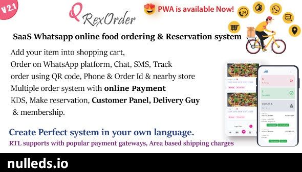 QrexOrder - SaaS QR Multiple Restaurants / WhatsApp Online ordering /  Reservation system