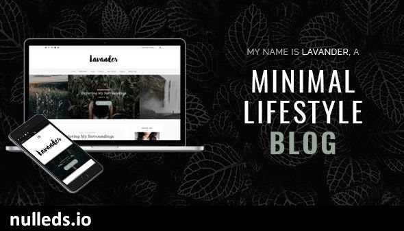 Lavander - A Lifestyle Responsive WordPress Blog Theme