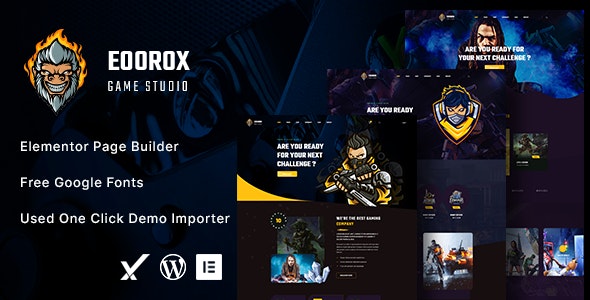 Eoorox - Gaming and eSports WordPress Theme