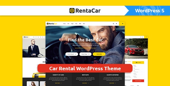 Rentacar - Car Rental / Listing WordPress Theme