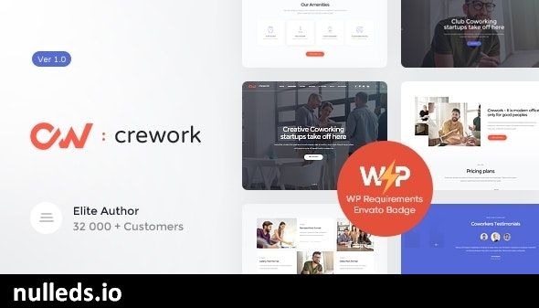 Crework | Coworking and Creative Space WordPress Theme