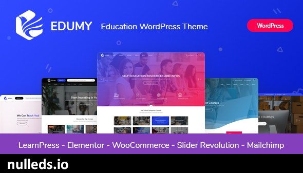 Edumy - LMS Online Education Course WordPress Theme