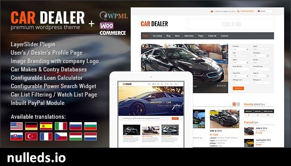 Car Dealer Automotive WordPress Theme – Responsive