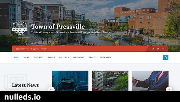 Pressville - Municipal & City Government WordPress Theme