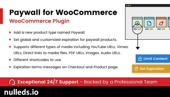 Paywall for WooCommerce