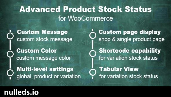 Advanced Product Stock Status For WooCommerce