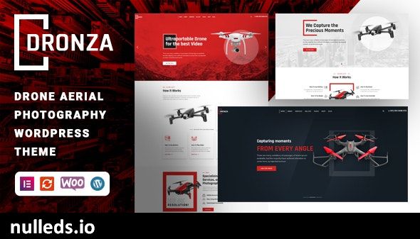 Dronza – Drone Aerial Photography WordPress Theme