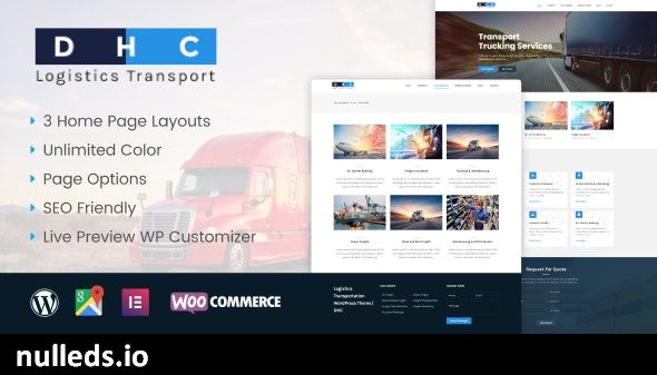 DHC | Logistics Transportation WordPress Theme