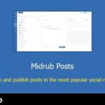 Midrub Posts - schedule and publish on the most popular social networks