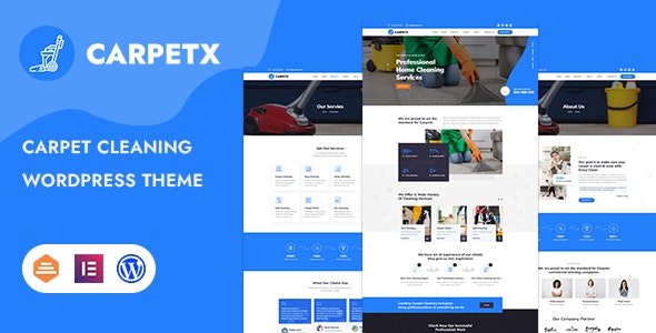 Carpetx - Cleaning Services WordPress Theme