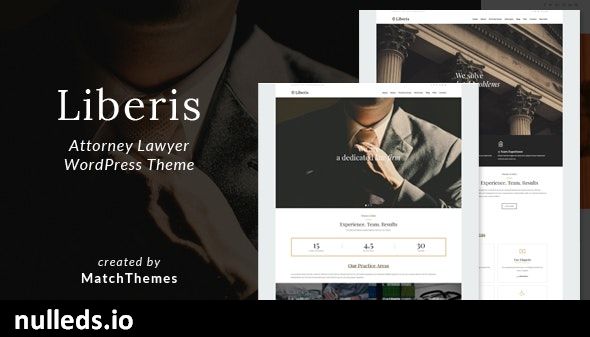 Liberis - Attorney Lawyer WordPress Theme