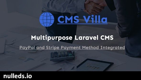 CMS Villa - Multipurpose Laravel Business Website