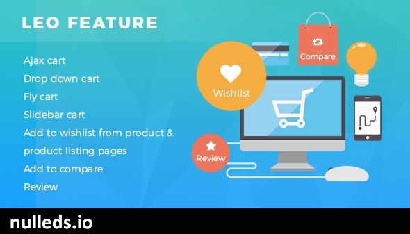 Leo Feature Prestashop 1.7 Module for Ajax cart | Compare | Wishlist