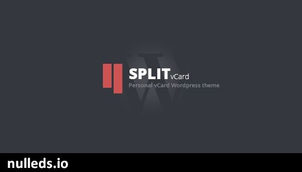 Split : WordPress CV/Vcard Template