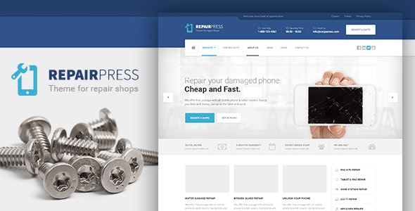 RepairPress - GSM, Phone Repair Shop WP