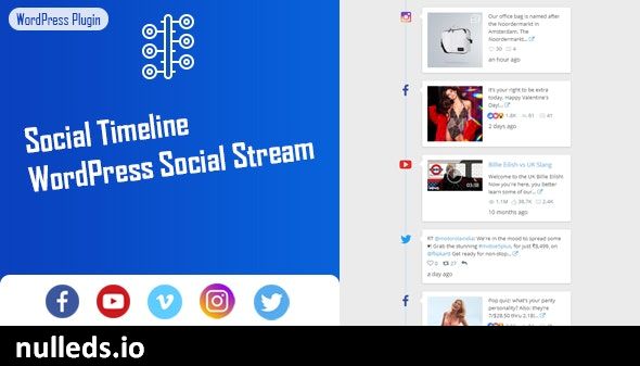 Social Timeline - WordPress Social Stream