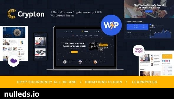 Crypton | A Multi-Purpose Cryptocurrency & ICO WordPress Theme