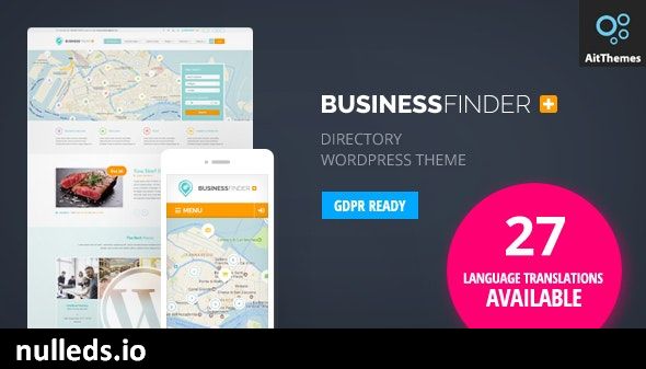 Business Finder: Directory Listing WordPress Theme